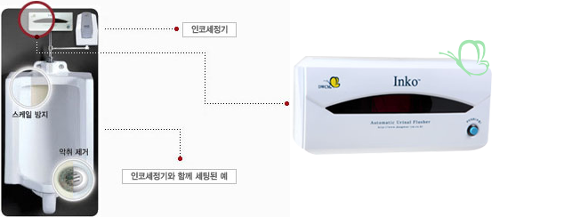 소변 자동세정기 구조